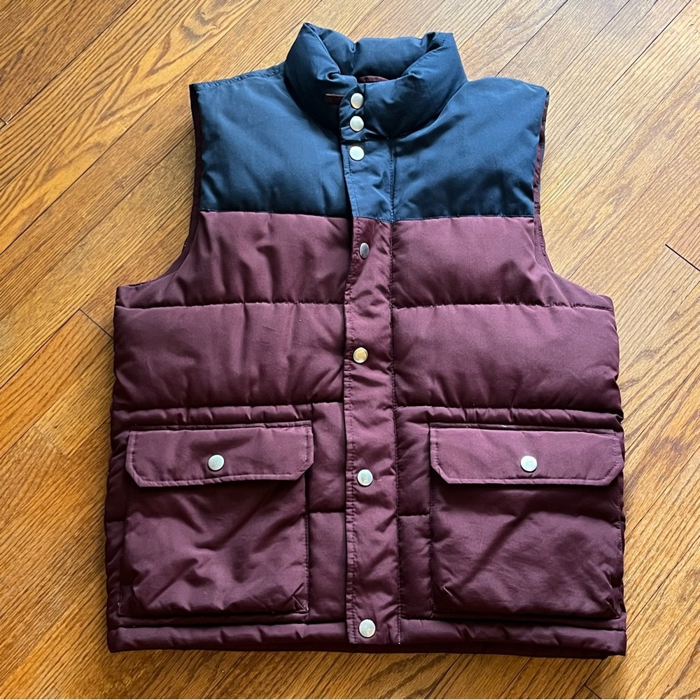 Old Navy Color Block Puffer Vest - Medium